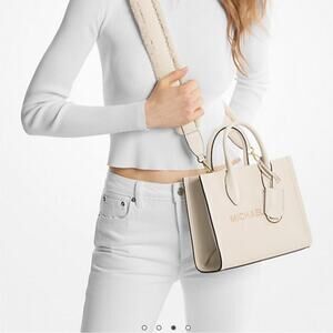 Michael Kors Mirella Small Pebbled Leather Crossbody Bag NWT